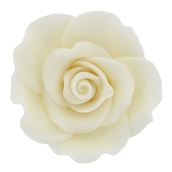 Warm White Sugar Soft roses 63mm Pack of 8 #21507