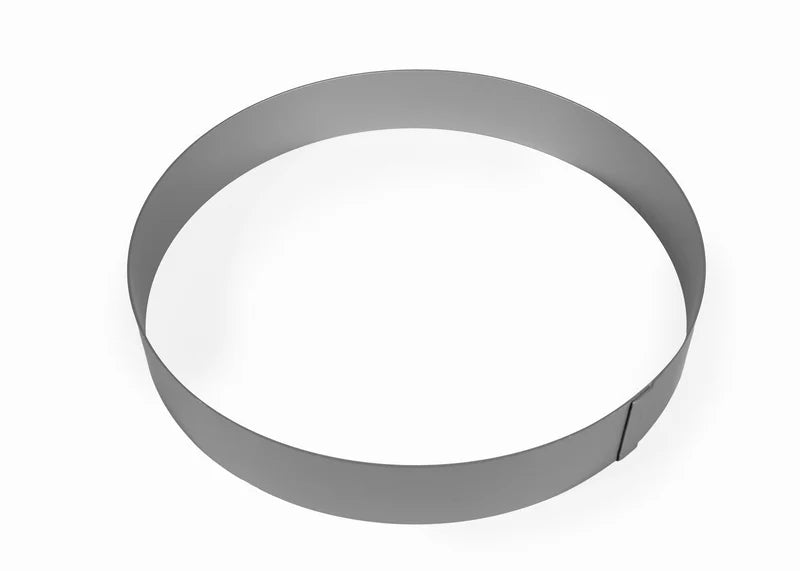 Silver wood 10 x 1 1/2 inch Flan Ring 21703