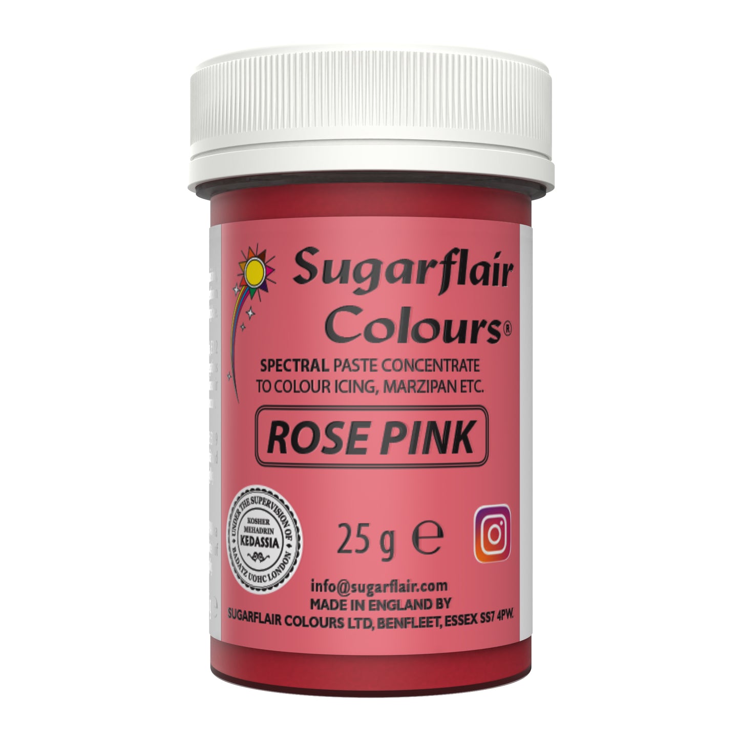SUGARFLAIR SPECTRAL PASTE FOOD COLOURING 25g--- CHOOSE A COLOUR