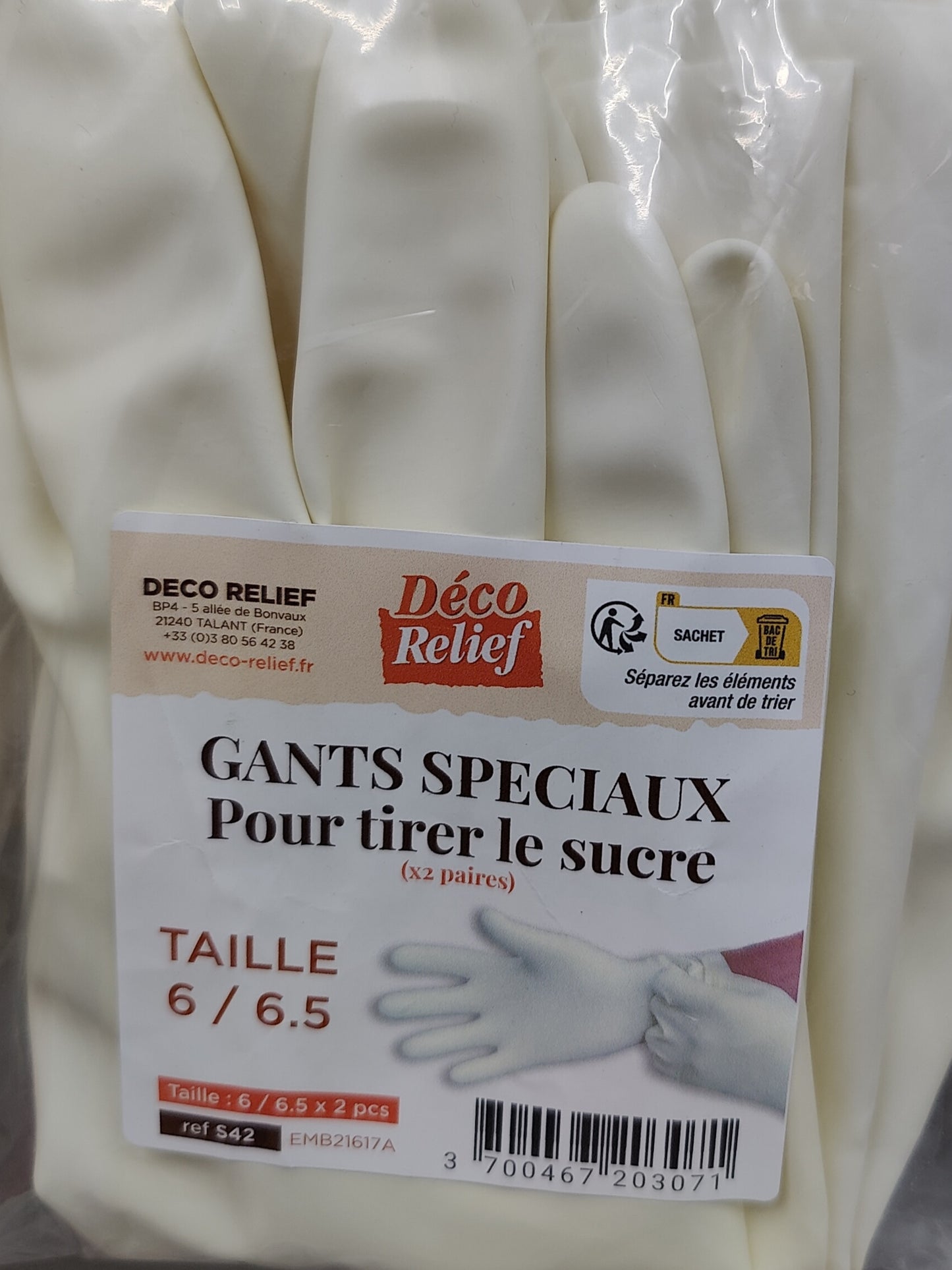 Sugar art Woking Gloves (2 pairs / pack)