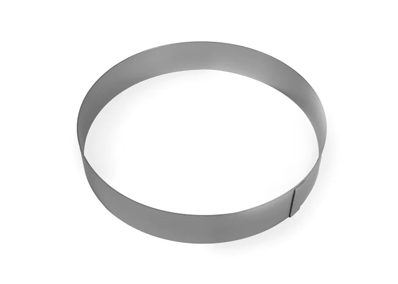 SILVER WOOD 8INCH X 1 3/ 8INCH FLAN RING 21783