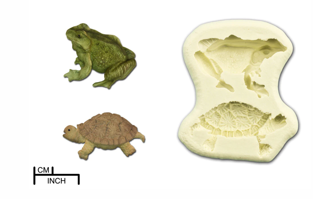 Garden Friends 2 By DPM Mould Frog and Turtle