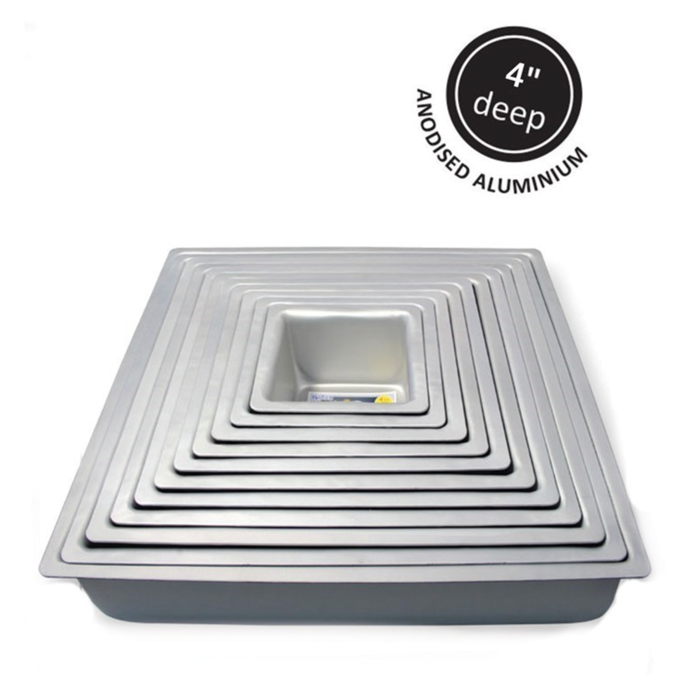CAKE BAKING-TIN (PME) SOLID BASE-CHOOSE A SIZE & SHAPE