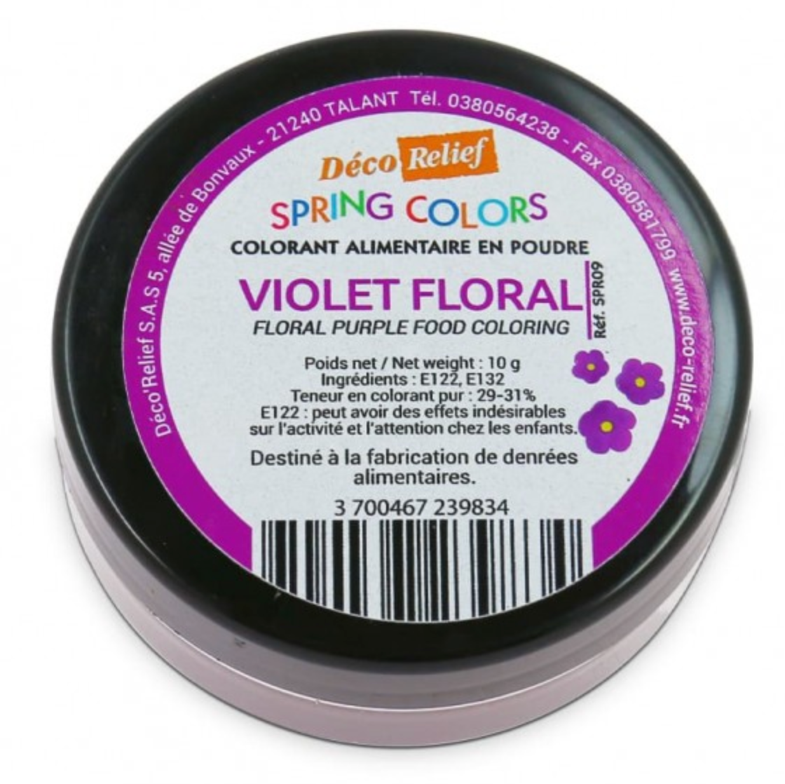 DECO RELIEF COLOUR - INTENSIVE WATER SOLUBLE b 50G-- CHOOSE A COLOUR