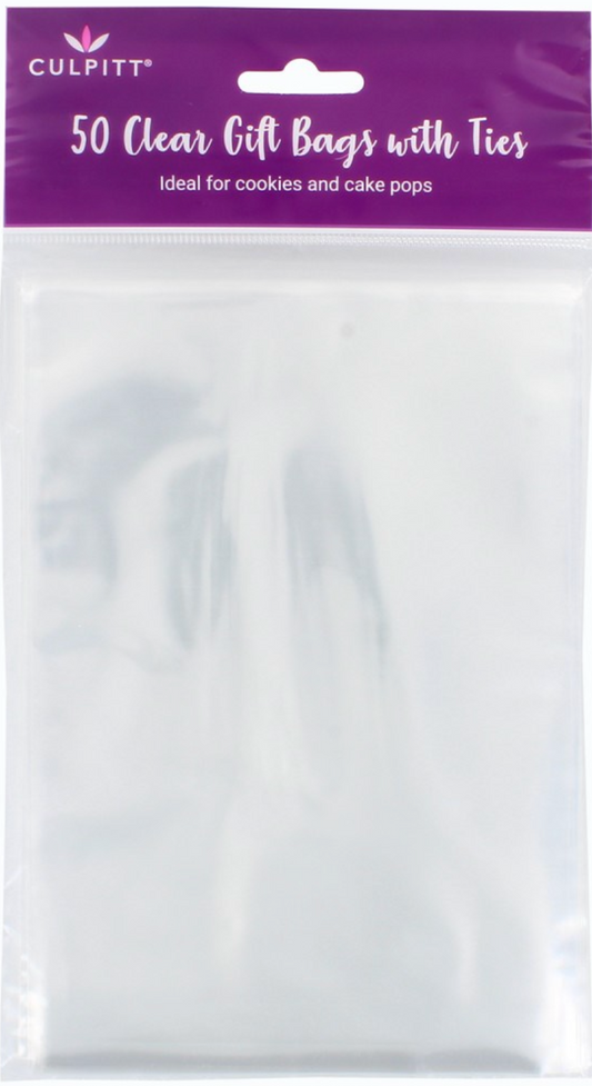 cellophane bags With Ties-- CHOOSE A SIZE