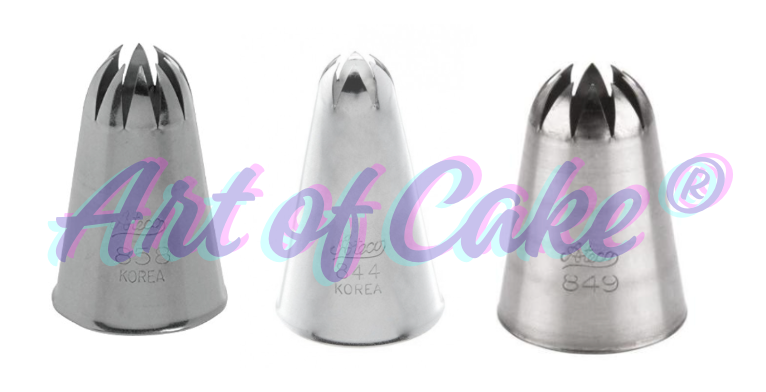 Ateco set of 3 Nozzles (858,844 & 849)