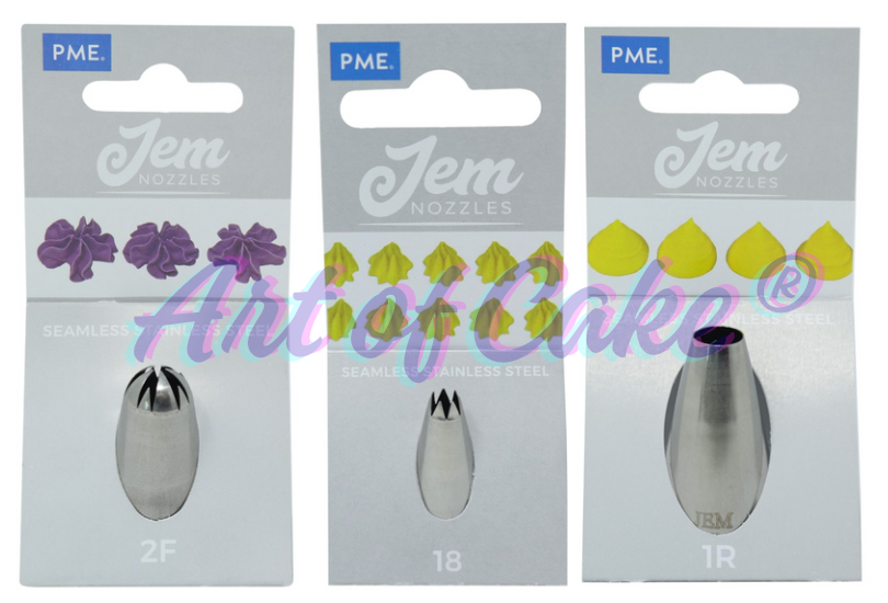 PME Nozzles set of 3 (2F,1B & 1R)