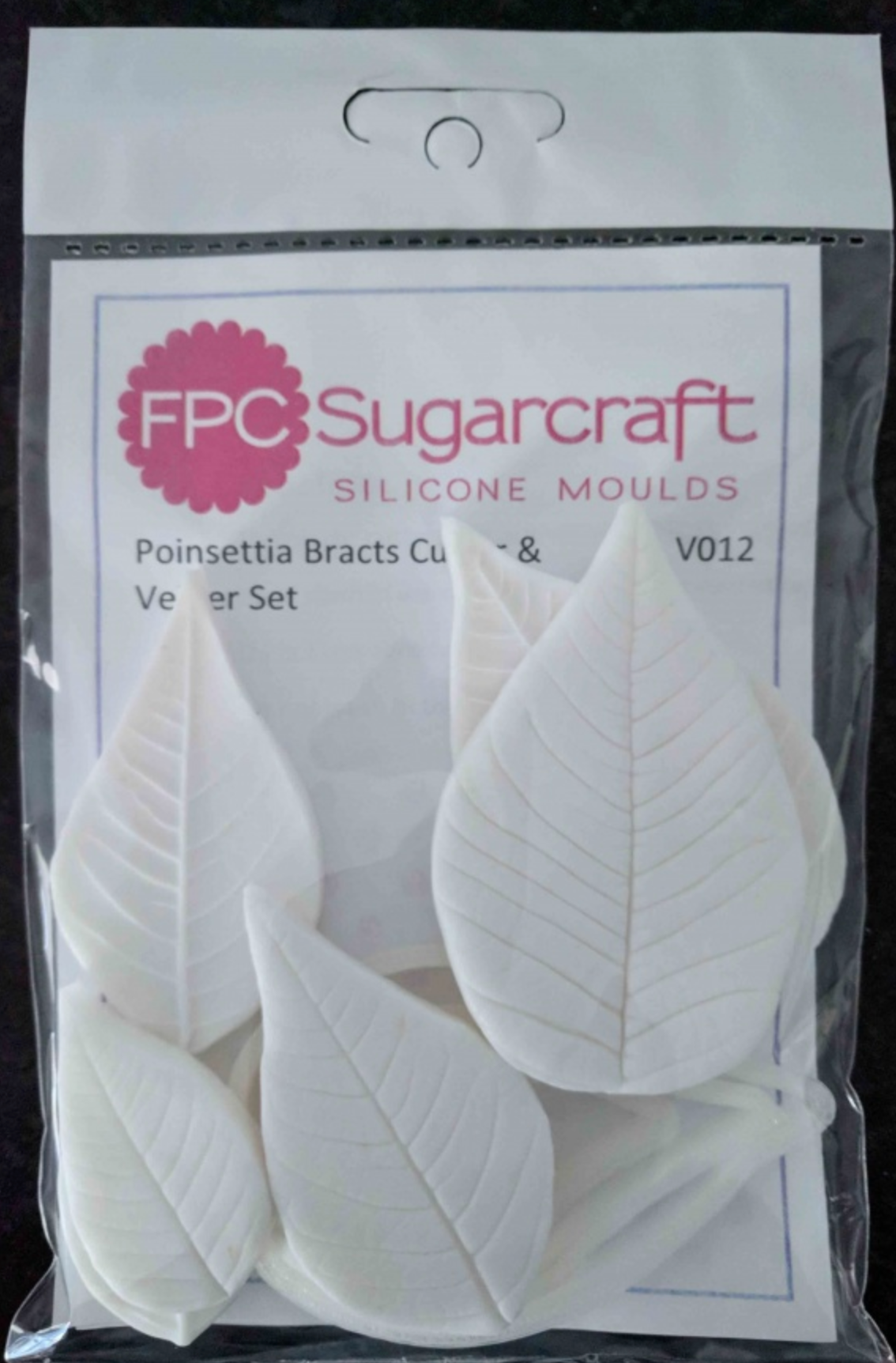 Poinsettia Bracts Cutter & Veiner Set. V012