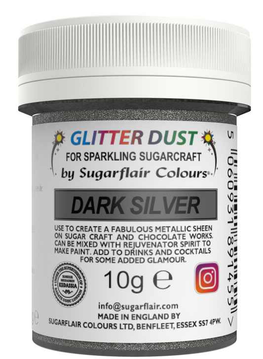 Sugarflair Edible Glitter Dust 10G CHOOSE A COLOUR
