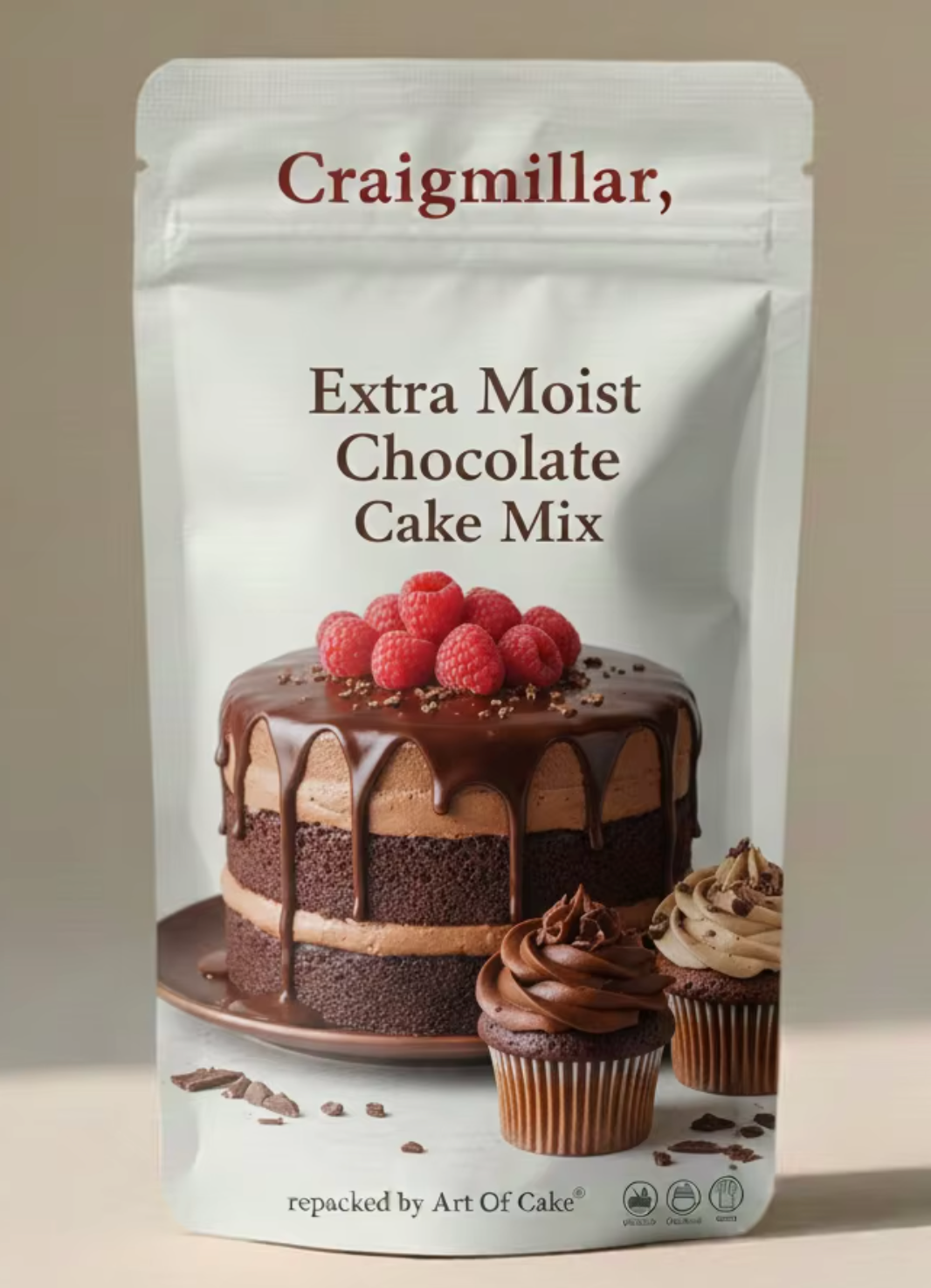 Craigmillar Extra Moist Chocolate Cake Mix 500g