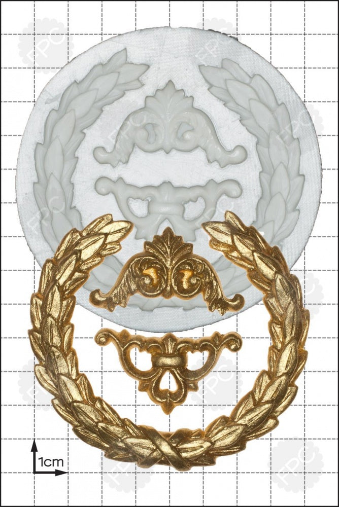 'Laurel Wreath' Silicone Mould C235