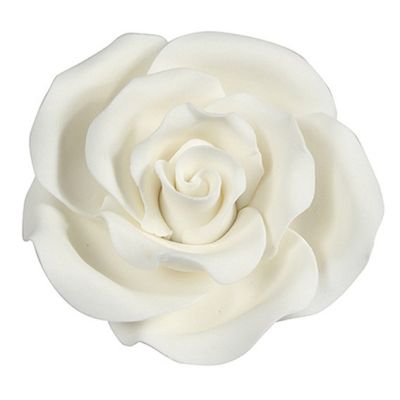 SugarSoft Rose White 63mm #21307--- PACK OF 8