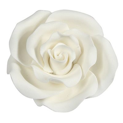 SugarSoft Roses White  63mm Pack of 8