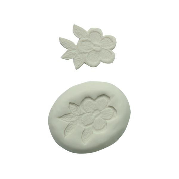 * Embroidery Lace Maker Mould - Lace Flower with leaves #44-1492