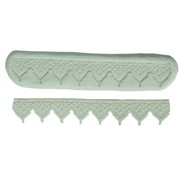 Embroidery Lace Maker Mould - 1.25" Border