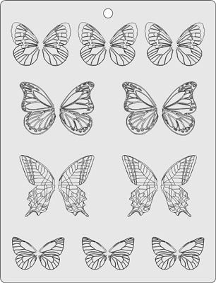 Gelatin Veining Sheet - Butterfly Wings