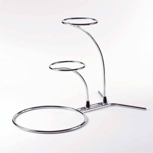 3 Tier Configurable cake Stand -Chrome 7719