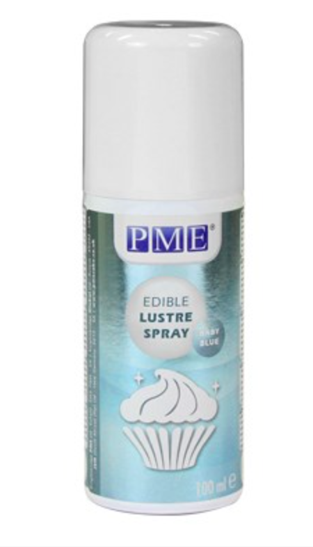 PME Edible Lustre spray (Aerosol)  BABY BLUE (Please see the shipping note)