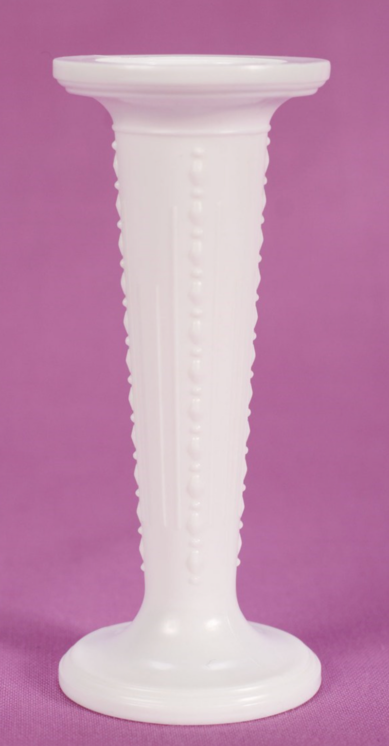 4.5'' Round White Plastic Pillars pack of 3