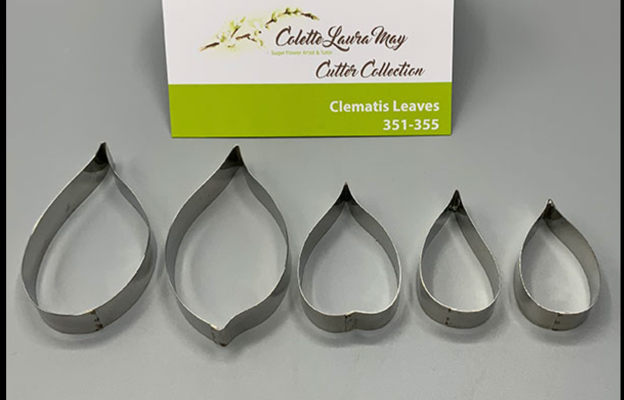 Clematis Leaves – 351-355 By Colette