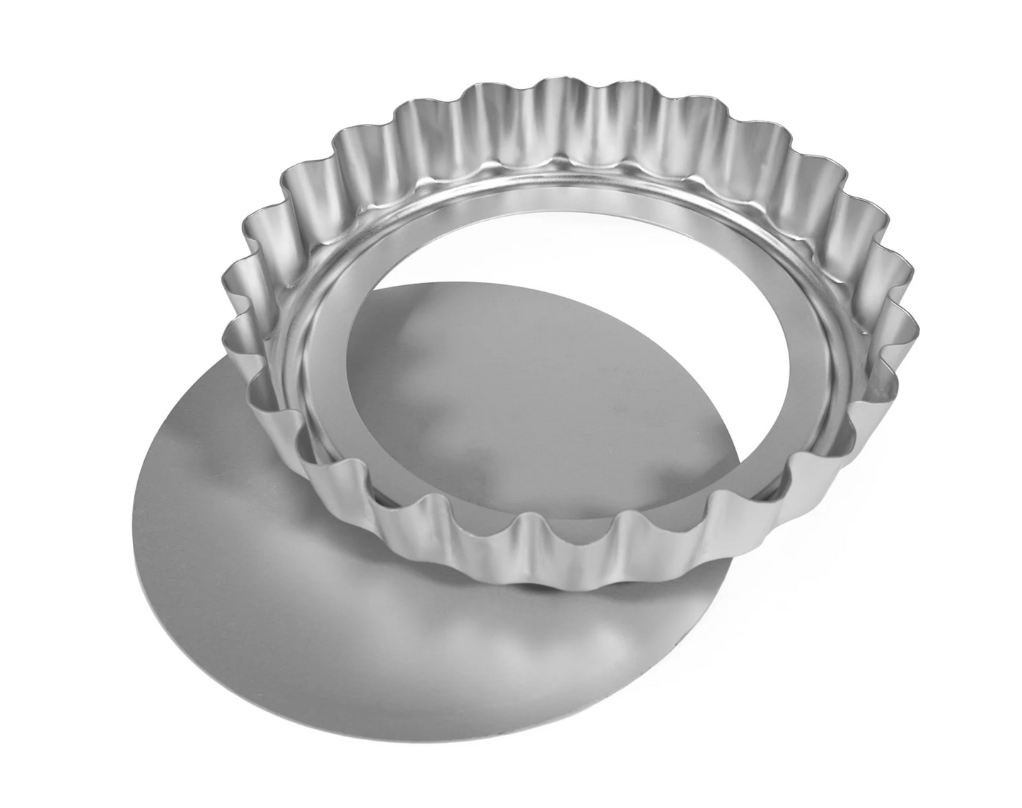 Silverwood 10INCH DEEP FLUTED FLAN TIN, LOOSE BASE