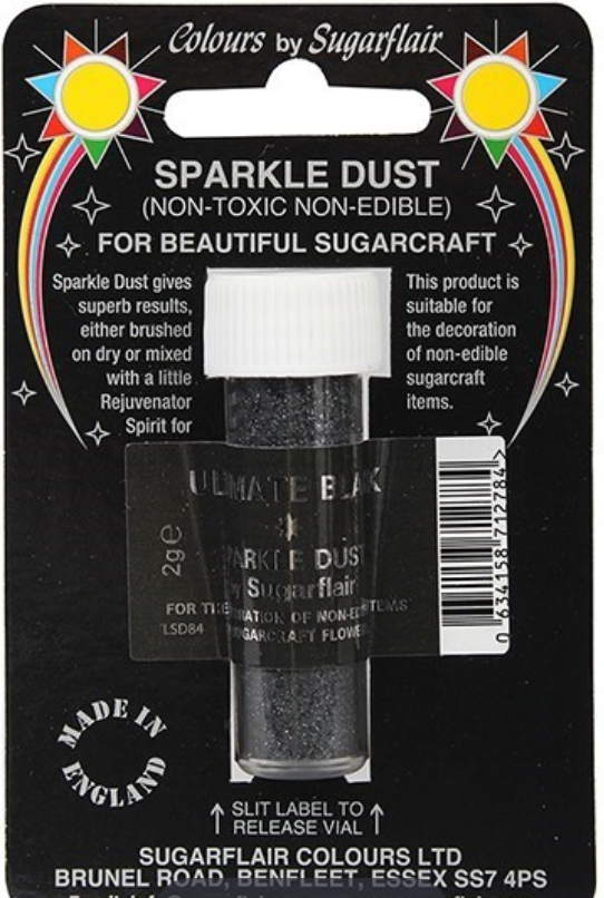 SUGARFLAIR SPARKLE - Dust 2g-Non Edible CHOOSE A COLOUR