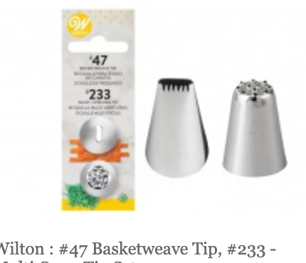 WILTON NOZZLE-Multi-PACK CHOOSE A DESIGN