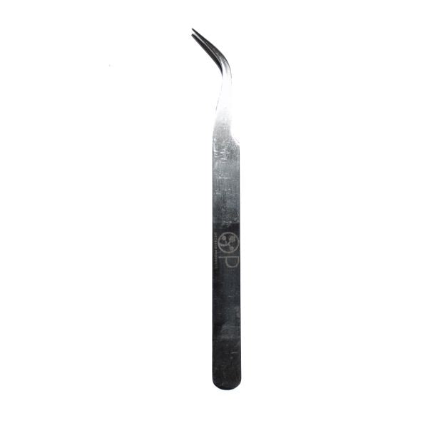 Stainless Steel Curved Tips Tweezer  4.5"