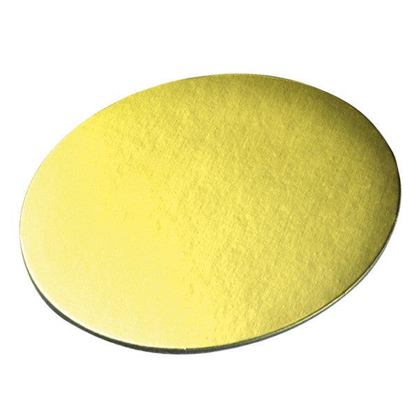 Round Gateau Card - Gold 18cm Pack of 10 #DR-PLA02