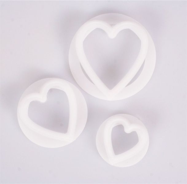 Heart set of 3 medium FMM
