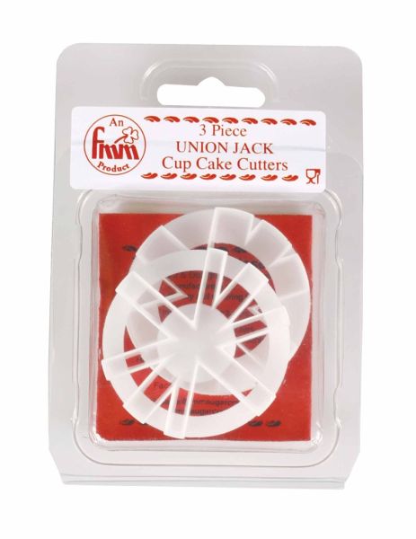 Union Jack Cupcake Cutter - Set of 2