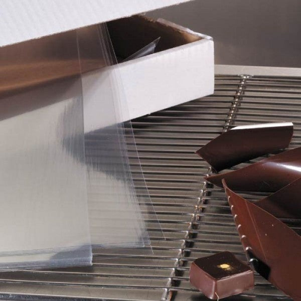Clear Acetate Sheets for Chocolates 80 micron 600mm x 400mm (24 x 16 inch) Pack of 10