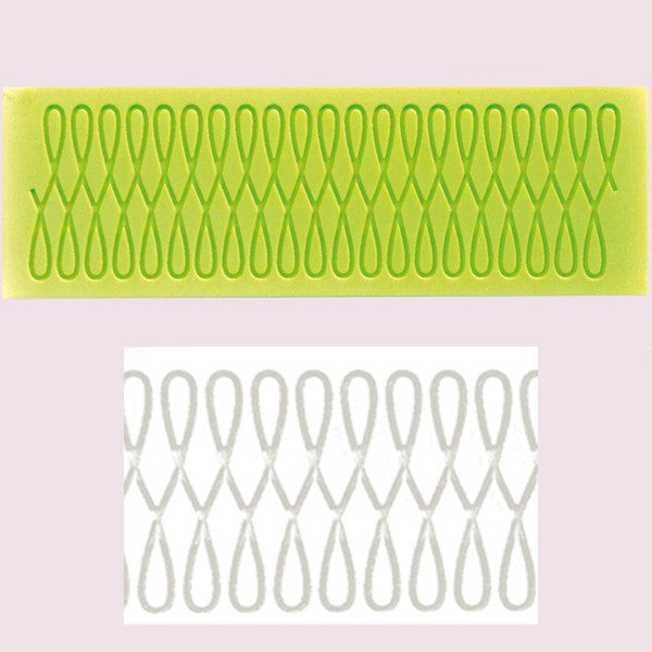 * Cake Lace Mat Zigzag Pattern Fresco #OIL413