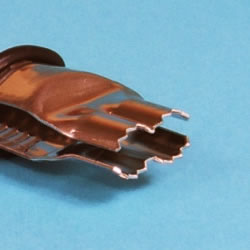 Crimper 3/4" serrated - Open scallop