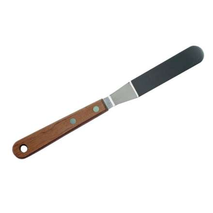 Riveted Wooden Handle Angled Palette Knife - 13mm (5inch)