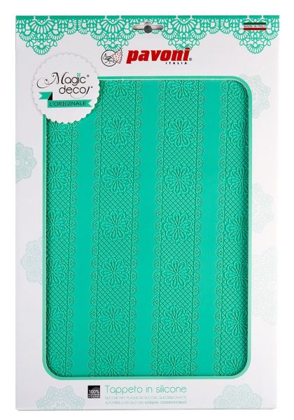 * Sugar Lace maker - Silicone mat 4 rows of same design - #ODTMD03