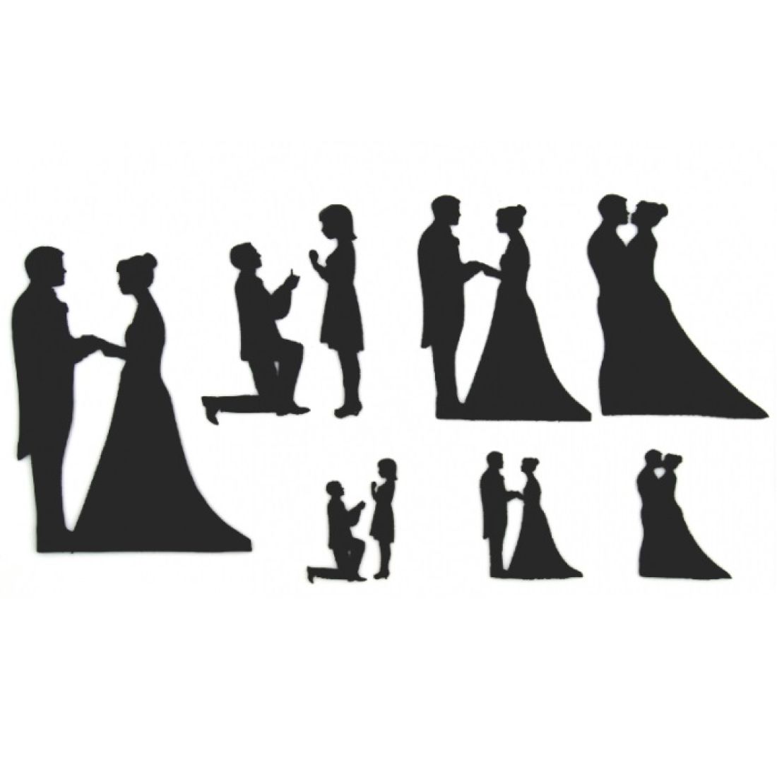 * Wedding Silhouette Set -PC
