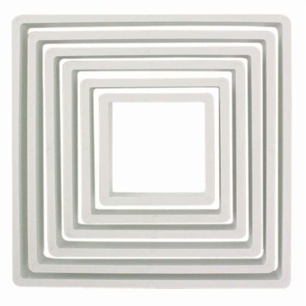 PME Plastic Square Cutter 6/set -PME - PNS4