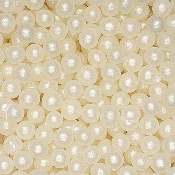 Sugar Balls / Dragee Ivory/white 6mm---75g/ 1Kg
