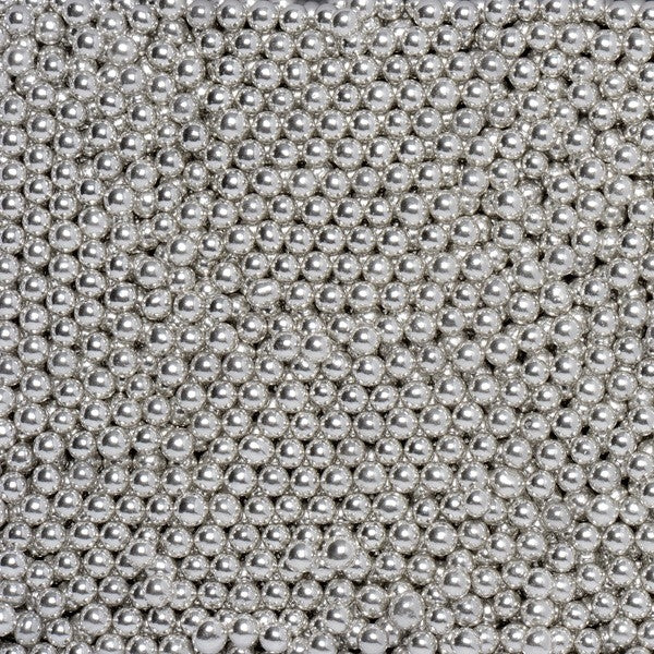 SUGAR BALLS / DRAGEE SILVER 4mm ----70g