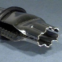 Crimper 3/4" serrated - Open triple scallop