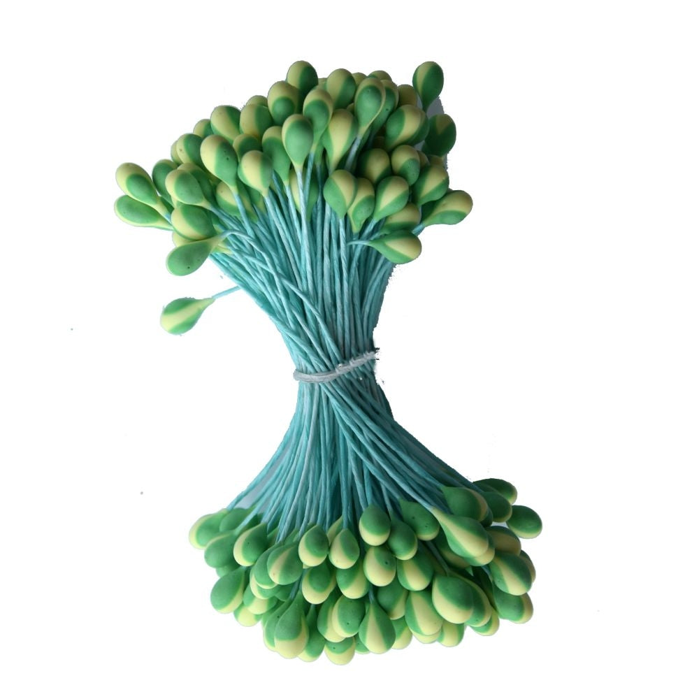 Bud Stamens - Yellow/ Green estimate 288 Heads per bunch (6mm buds)