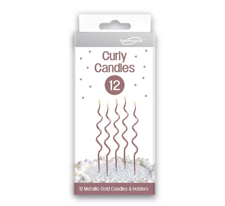 Curly Candles-CHOOSE A COLOUR