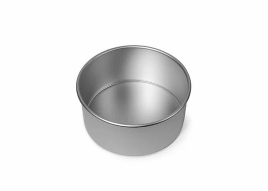 5x3 inch Round Cake Tin with Solid Base