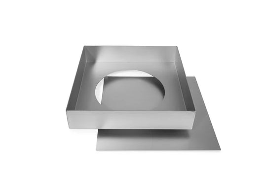 7x1 1/2inch Square Sandwich Tin with Loose Base