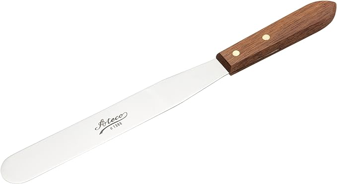 Ateco Wood Handle Pointed Palette Knife- 4.75" (No. 1383)