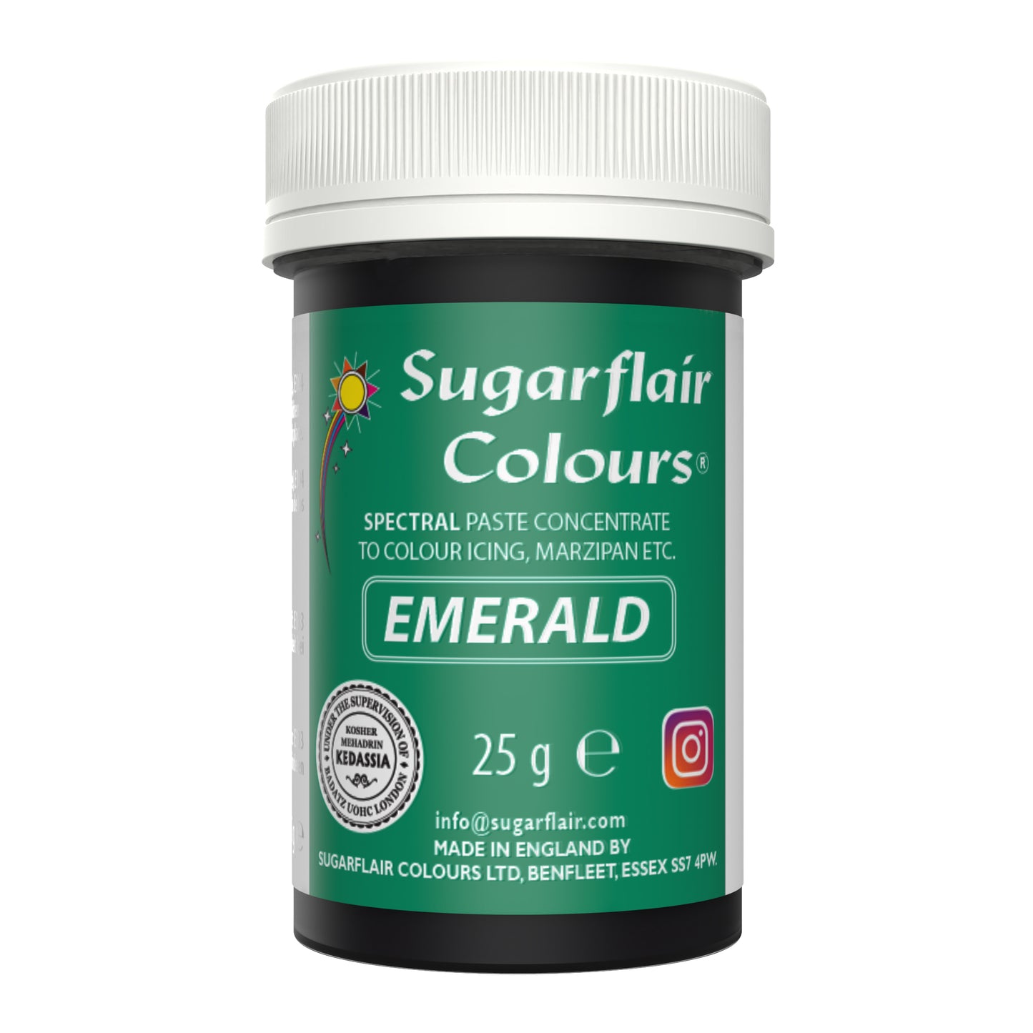 SUGARFLAIR SPECTRAL  PASTE FOOD COLOURING  25g--- CHOOSE A COLOUR