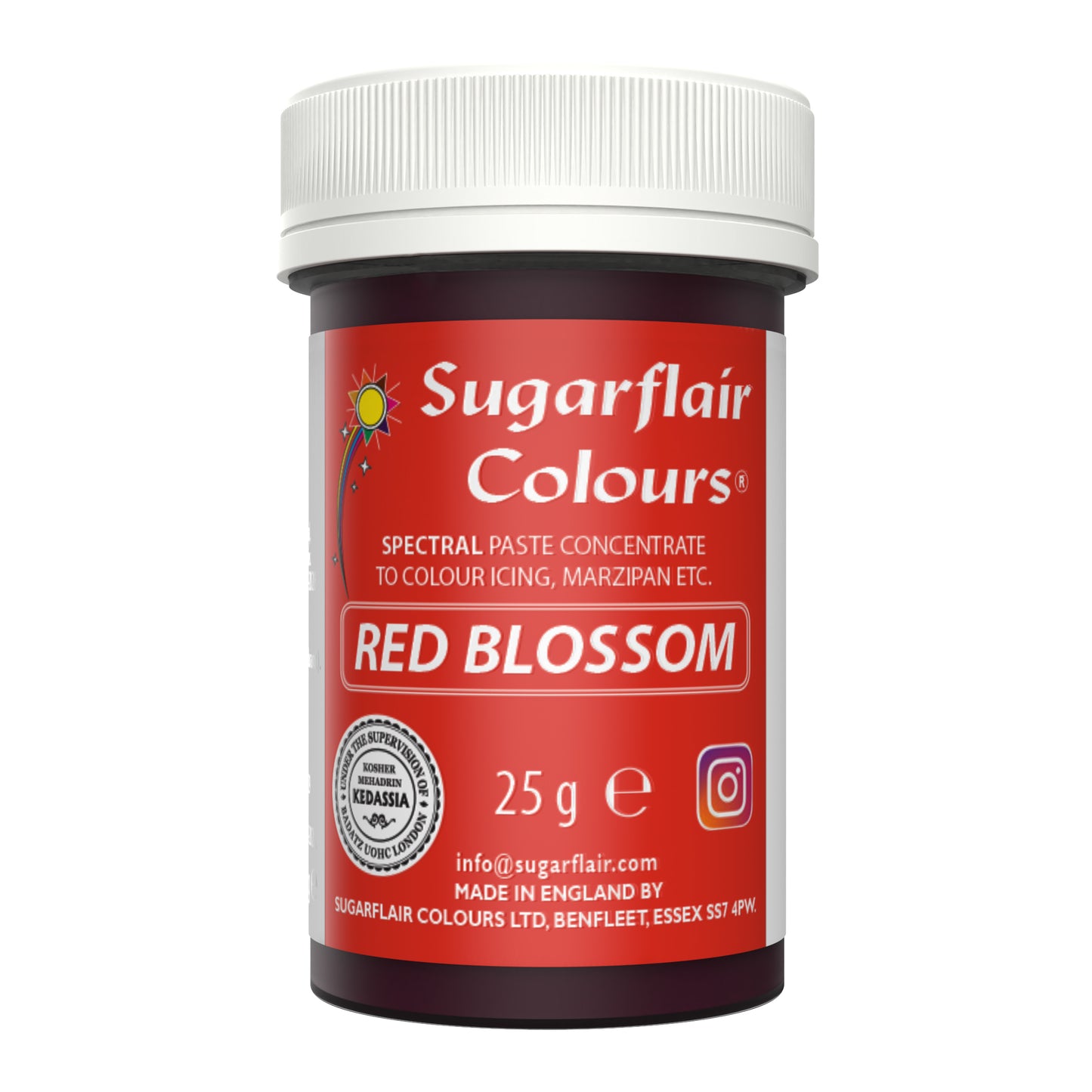 SUGARFLAIR SPECTRAL  PASTE FOOD COLOURING  25g--- CHOOSE A COLOUR