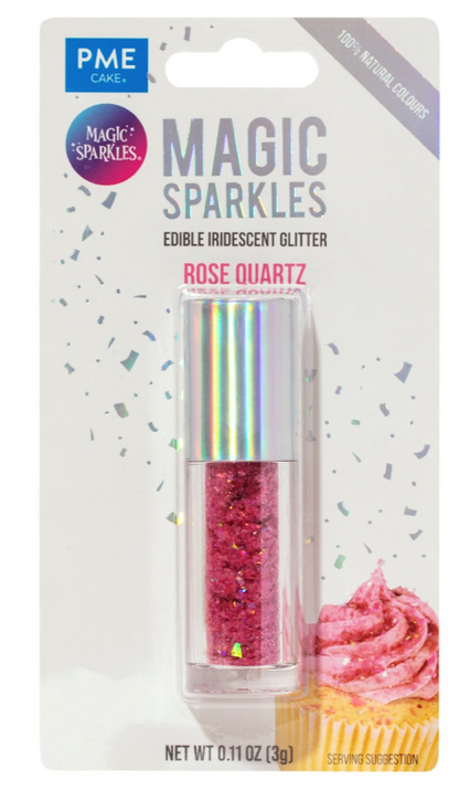 Magic Sparkles, Edible Iridescent Glitter -3g (PME)  CHOOSE A COLOUR