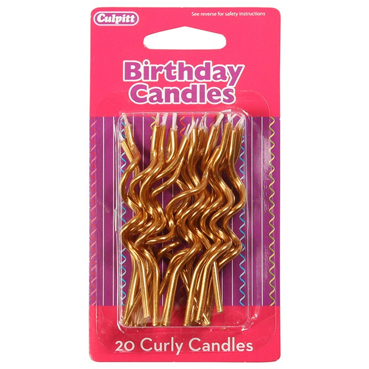 Curly Candles-CHOOSE A COLOUR